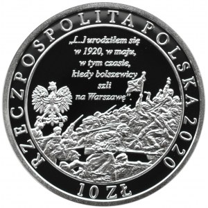Polska, III RP, 10 złotych 2020, Jan Paweł II, Warszawa, UNC