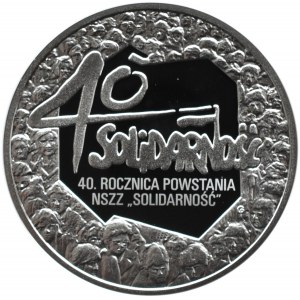 Polska, III RP, 10 złotych 2020, Solidarność, Warszawa, UNC