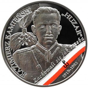 Polska, III RP, 10 złotych 2021, Kazimierz Kamieński Huzar, Warszawa, UNC