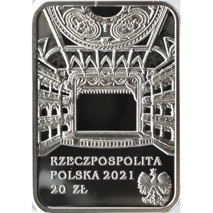 Polska, III RP, 20 złotych 2021, Gabriela Zapolska, Warszawa, UNC