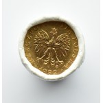 Polska, III RP, 2 grosze 1992, rolka bankowa