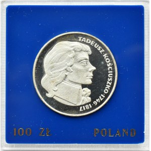 Polska, PRL, 100 złotych 1976, T. Kościuszko, Warszawa, UNC