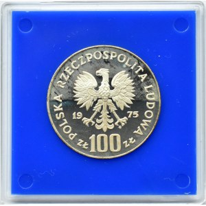 Polska, PRL, 100 złotych 1975, Zamek Królewski w W-wie, UNC
