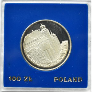 Polska, PRL, 100 złotych 1977, Zamek Królewski - Wawel, Warszawa, UNC