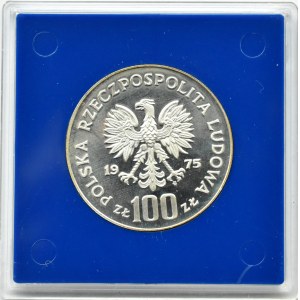 Polska, PRL, 100 złotych 1975, I. Paderewski, Warszawa, UNC