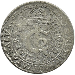 Jan II Kazimierz, złotówka (tymf) 1663 AT, Bydgoszcz, podwójna korona