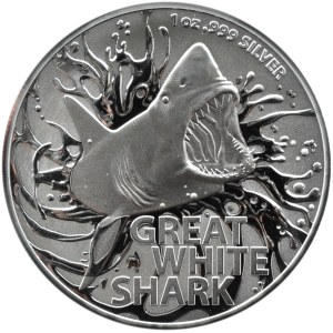 Australia, 1 dolar 2021, Żarłacz Biały, Canberra, UNC