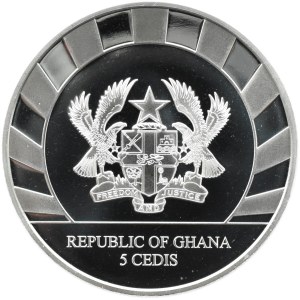 Ghana, 5 cedis 2019, Mamut, UNC