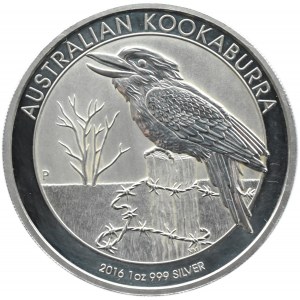 Australia, 1 dolar 2016 P, Kookaburra, Perth, UNC