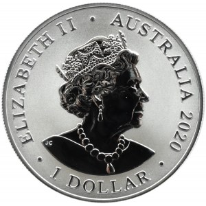 Australia, 1 dolar 2020, Tygrys Sumatrzański, Canberra, UNC