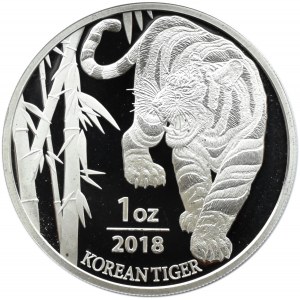 Korea Płd, Koreański tygrys, 1 uncja, UNC