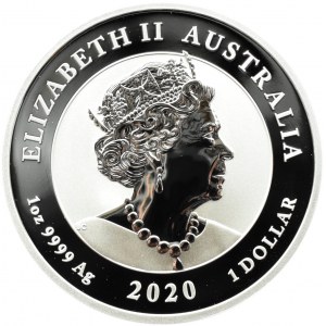 Australia, 1 dolar 2020, Byk i Niedźwiedź, Perth, UNC