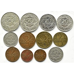Polska, II RP, lot groszy 1923-1925, Warszawa