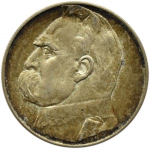 Polska, II RP, Józef Piłsudski, 5 złotych 1938, Warszawa, PIĘKNY