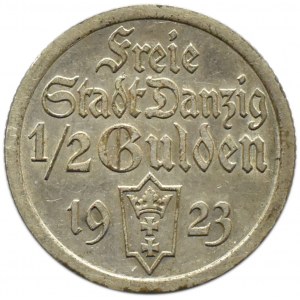 Wolne Miasto Gdańsk, 1/2 guldena 1923, Utrecht