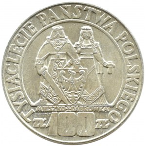 Polska, PRL, 100 złotych 1966, Mieszko i Dąbrówka, UNC