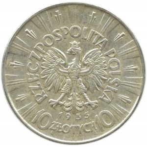 Polska, II RP, Józef Piłsudski 10 złotych 1935, Warszawa