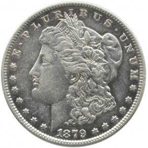 USA, Morgan, 1 dolar 1879, Filadelfia