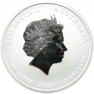 Australia, 2 dolary 2015 P, Rok Kozy, Perth, UNC