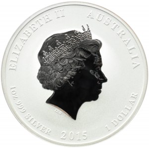 Australia, 1 dolar 2015 P, Rok Kozy, Perth, UNC