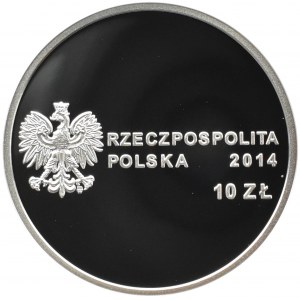 Polska, III RP, 10 złotych 2014, J. Karski, Warszawa, UNC