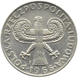 Polska, PRL, 10 złotych 1966, Kolumna Zygmunta, Warszawa