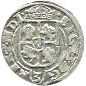 Zygmunt III Waza, półtorak 1615, Adwaniec, Bydgoszcz, wąska korona