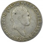 Aleksander I, 1 złoty 1818 I.B., Warszawa, ładna