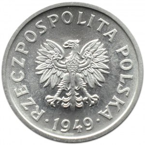 Polska, RP, 10 groszy 1949, Kremnica, UNC