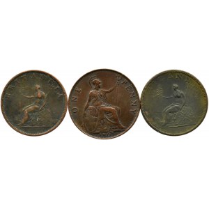 Wielka Brytania, Jerzy III/Wiktoria, lot monet 1806 -1901