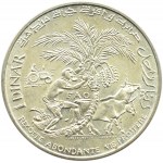 Tunezja, 1 dinar 1970, 25 Rocznica FAO, Paryż