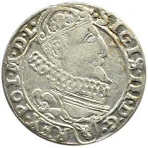 Zygmunt III Waza, szóstak 1626, herb półkozic, Kraków, Piękny
