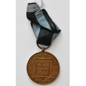 Polska, RP, medal Zasłużony na Polu Chwały, wersja brązowa, Mennica Warszawska