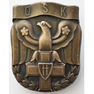 Polska powojenna, odznaka OSK - Oficerska Szkoła Kwatermistrzowska wzór 1947
