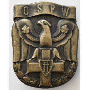 Polska powojenna, odznaka OSPW - Oficerska Szkoła Polityczno-Wychowawcza wzór 1947
