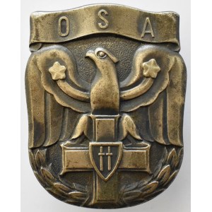 Polska powojenna, odznaka OSA - Oficerska Szkoła Artylerii wzór 1947