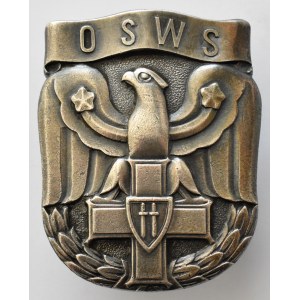 Polska powojenna, odznaka OSWS - Oficerska Szkoła wzór 1947