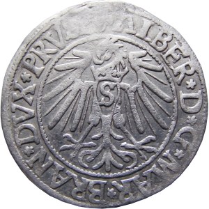Prusy Książęce, Albrecht, grosz pruski 1541, Królewiec
