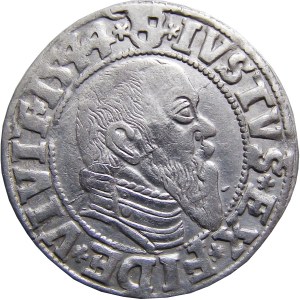 Prusy Książęce, Albrecht, grosz pruski 1544, Królewiec