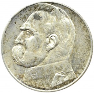 Polska, II RP, Józef Piłsudski, 5 złotych 1938, Warszawa, PIĘKNY