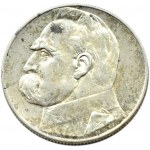 Polska, II RP, Józef Piłsudski, 5 złotych 1938, Warszawa, PIĘKNY