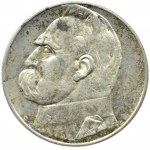 Polska, II RP, Józef Piłsudski, 5 złotych 1938, Warszawa, PIĘKNY