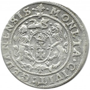 Zygmunt III Waza, ort 1623, Gdańsk - PR, ładny egzemplarz