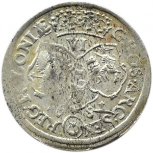 Jan III Sobieski, szóstak 1681 TLB, Bydgoszcz, 14 klejnotów w koronie, UNC