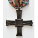 Polska, PSZnZ, Krzyż Pamiątkowy Monte Cassino nr 8196, oryginalna wstążka
