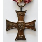 Polska, II Korpus, Krzyż Walecznych 1920, oryginalna wstążka, Palestyna
