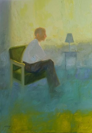 Agata RUMAN, Zielony fotel, 2020 r.