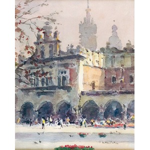 Henryk SAJDAK (1905-1995), Krakowski rynek, ok. 1960