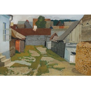 Karol HILLER (1891-1939), Podwórko, 1936