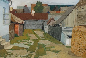 Karol HILLER (1891-1939), Podwórko, 1936